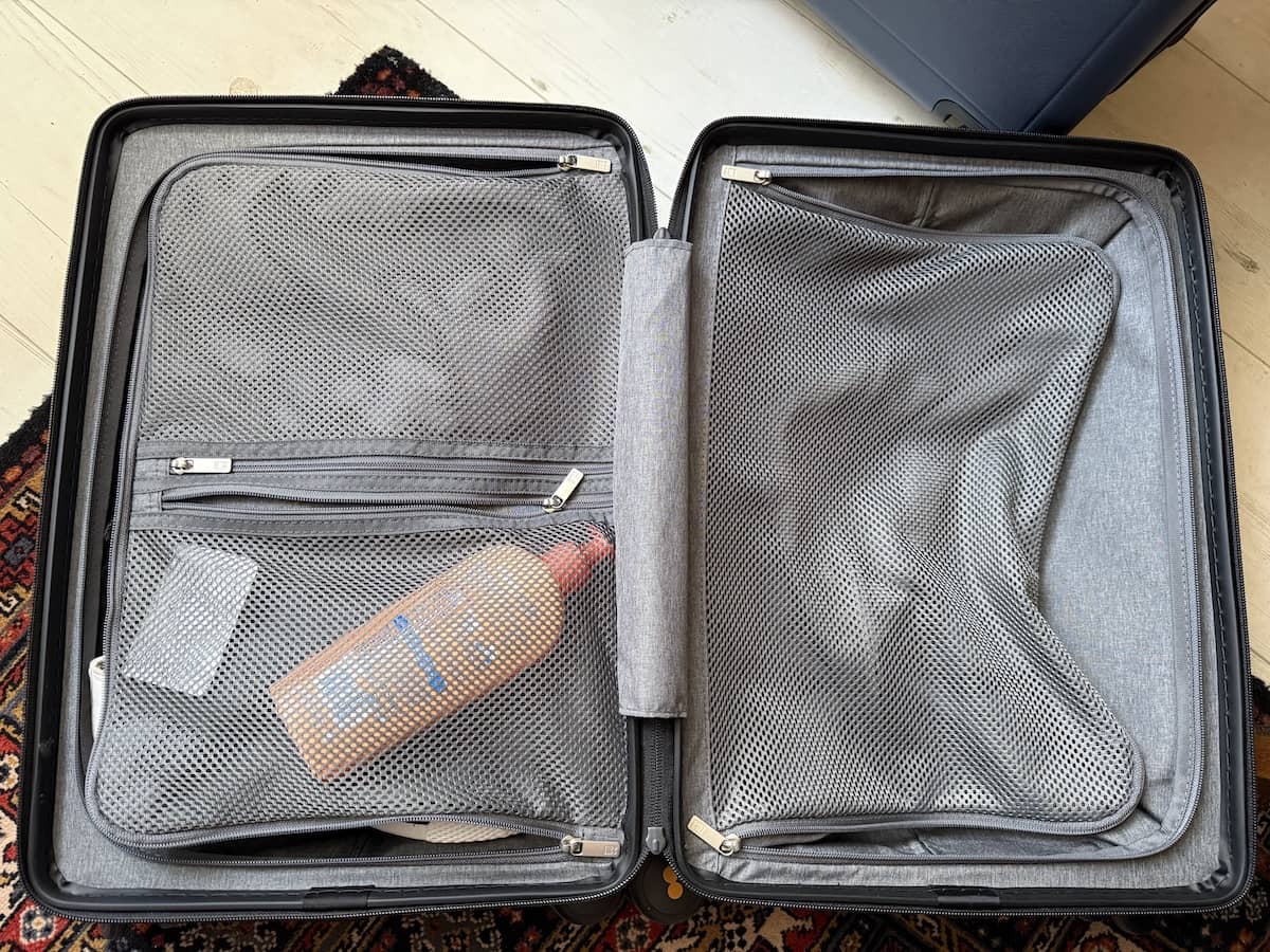 Packed carry on