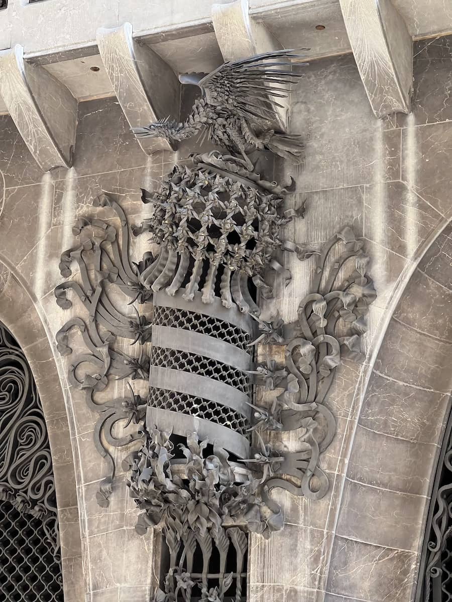 Palau Guell detail, Barcelona