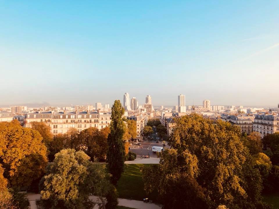 View from the Parc des Buttes Chaumont - Paris - The City of Love - HH Lifestyle Travel