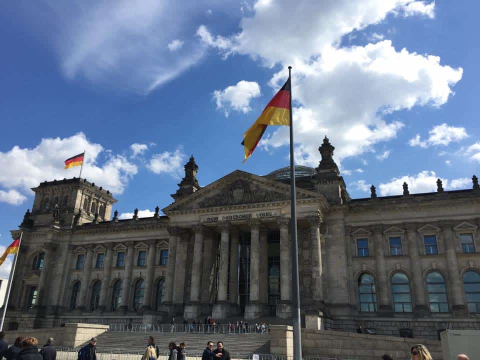 The Reichstag building, Berlin