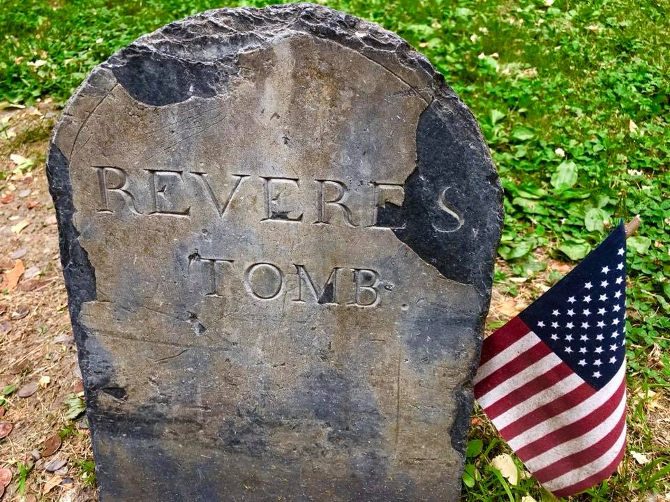 Paul Revere's tombstone