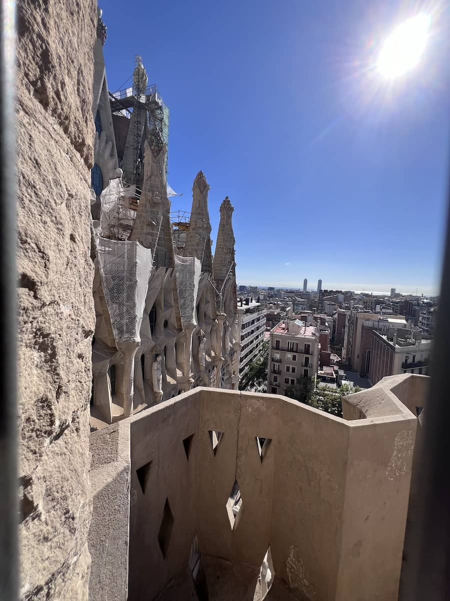 Views from the Passion Facade