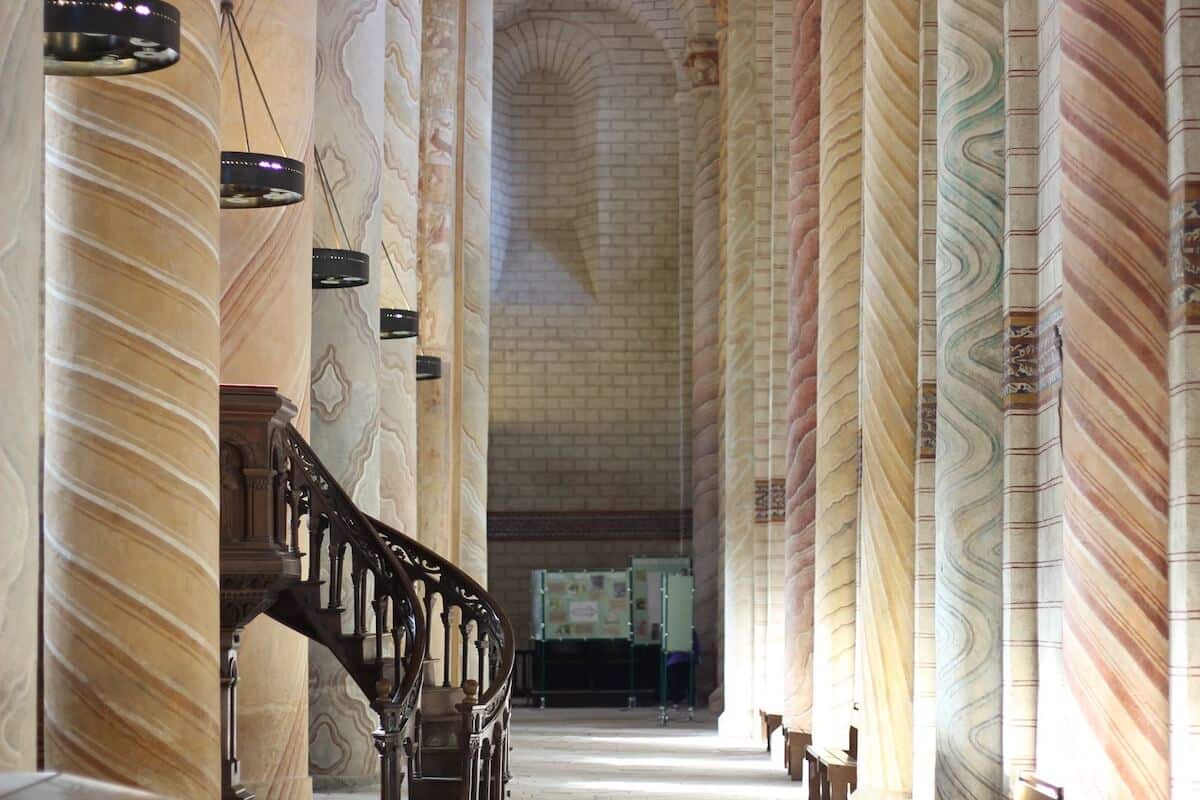 Inside Abbey of Saint-Savin