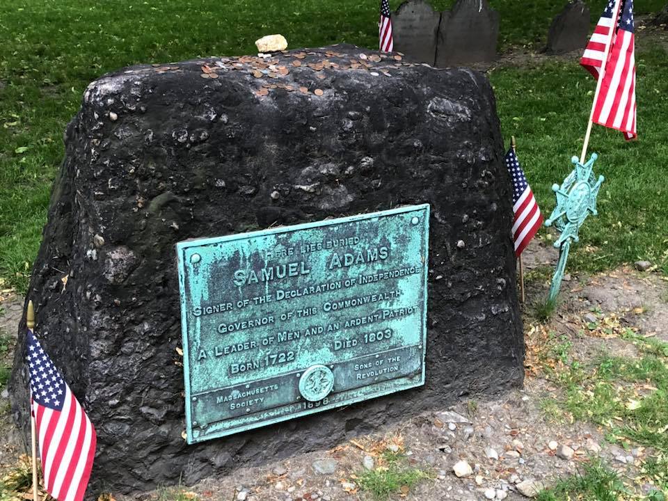 Samual Adams' grave