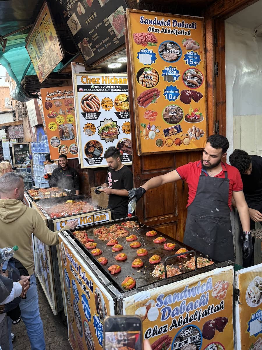 Street Food Tour in Marrakech - Sandwich Dabachi