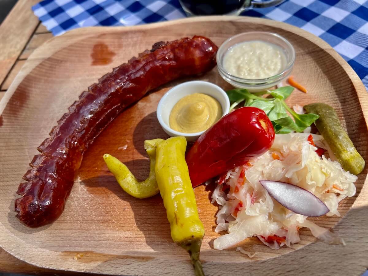 Slovak sausage - Pečená klobása s oblohou