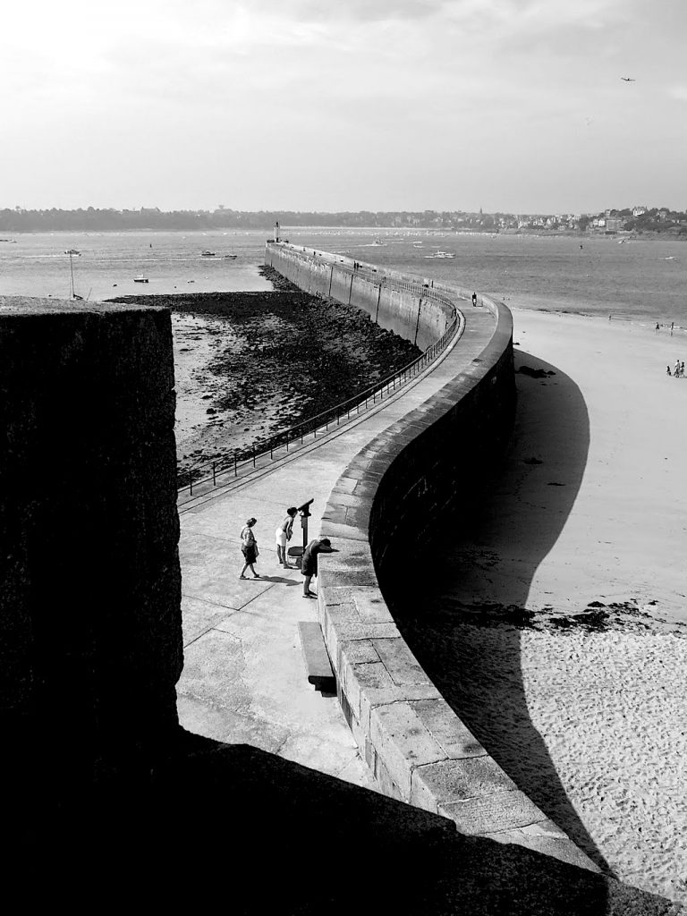 View from the ramparts of Saint Malo