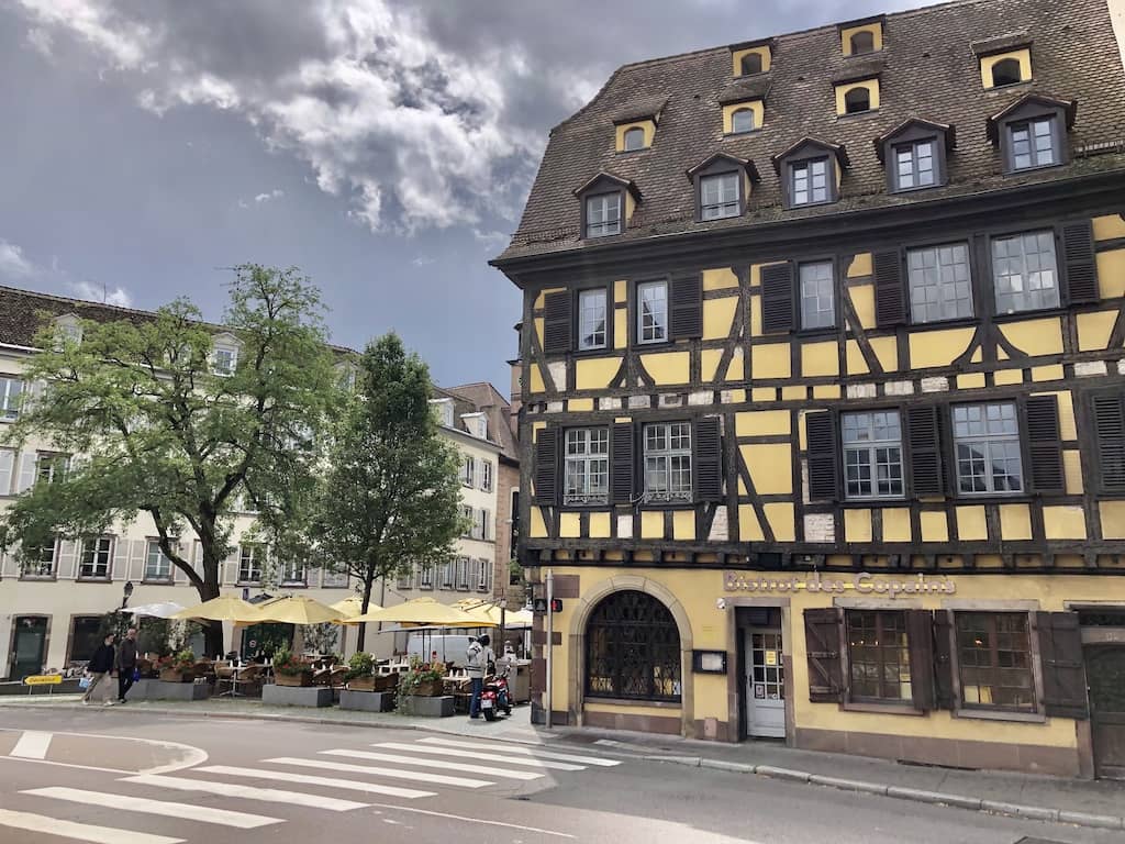 Cute buildings in Strasbourg