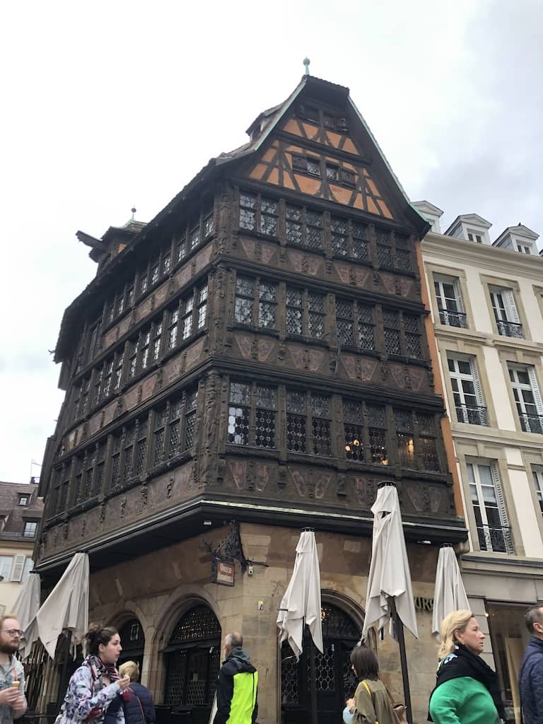 Ancient buildings in Strasbourg