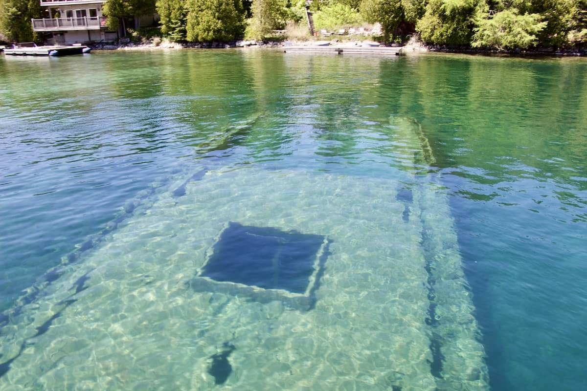 Sweepstakes Shipwreck, Big Tub Harbour, Tobermory