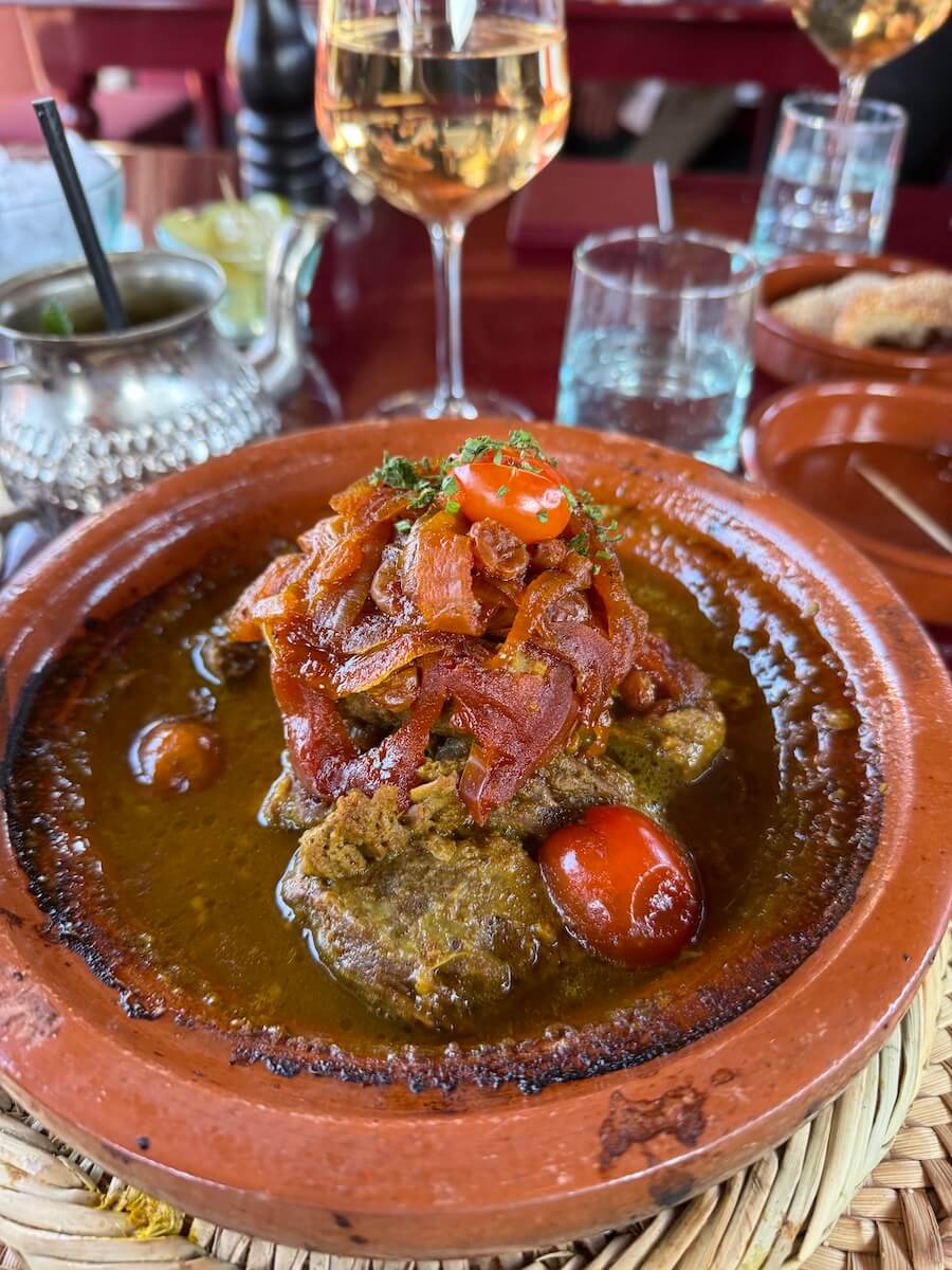 Tagine at La Terrasse des Epices, Marrakech