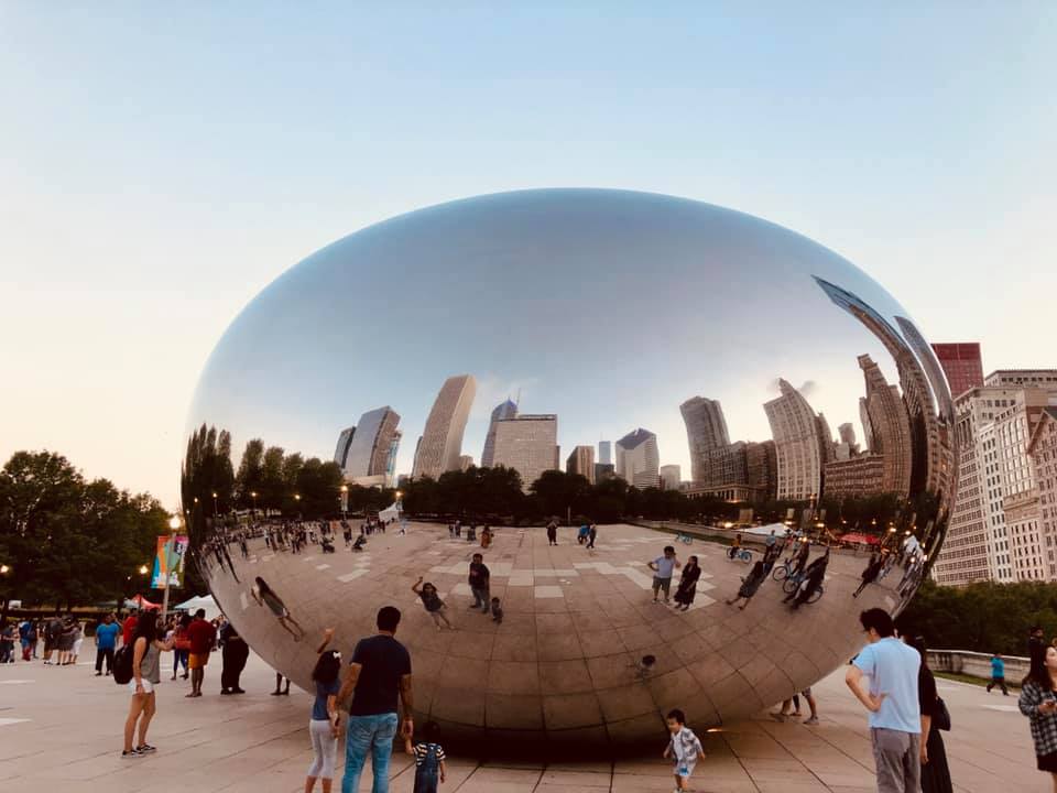Cloud Gate 'The Bean' by Anish Kapoor, in Chicago