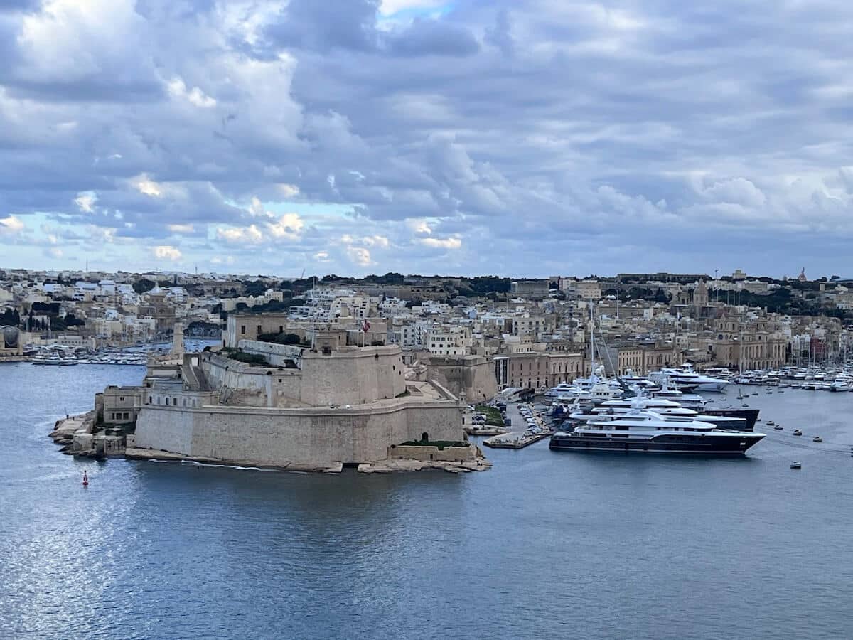 View over to the Three Cities