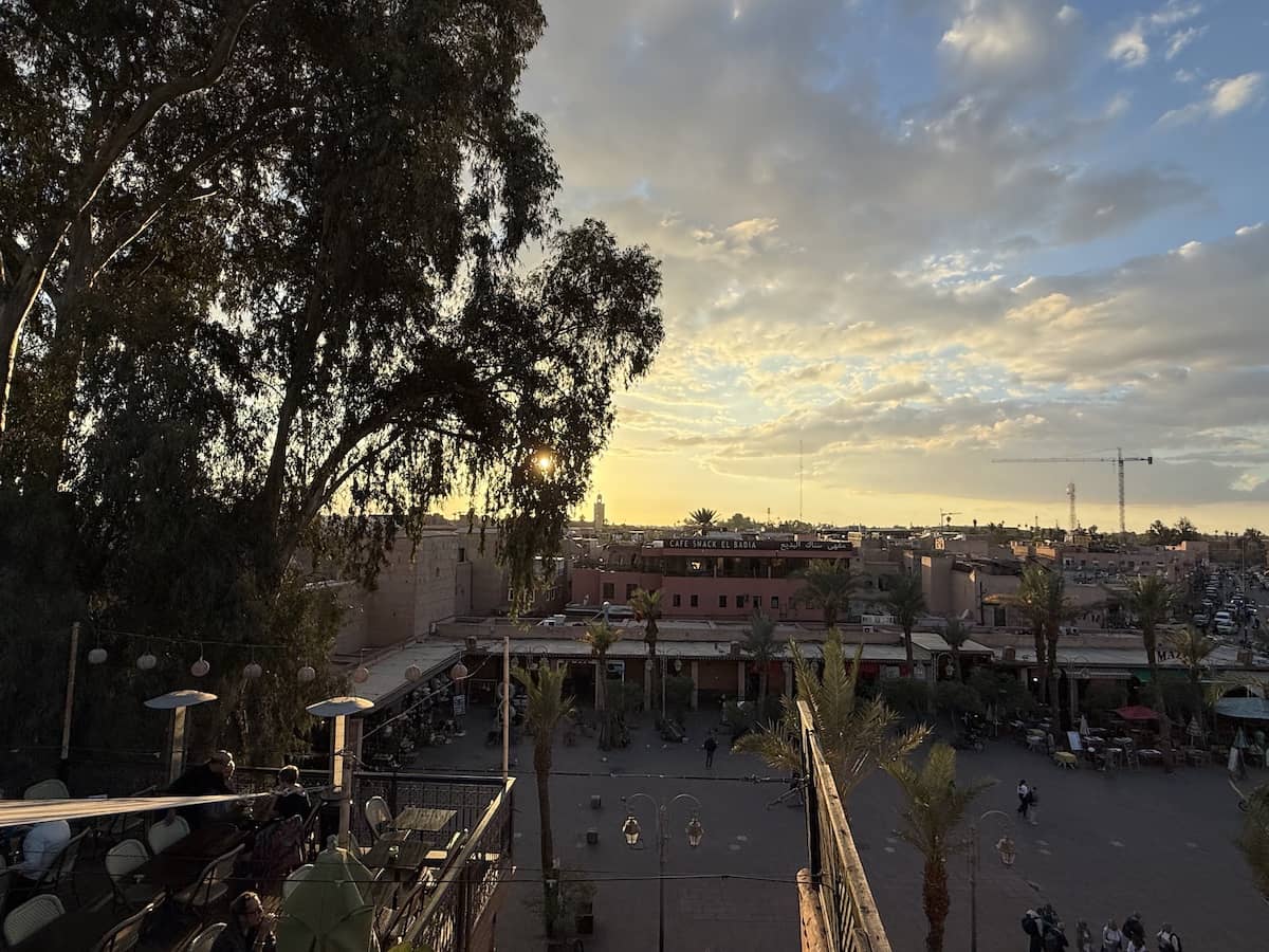 Sunset over Tinsmiths Square