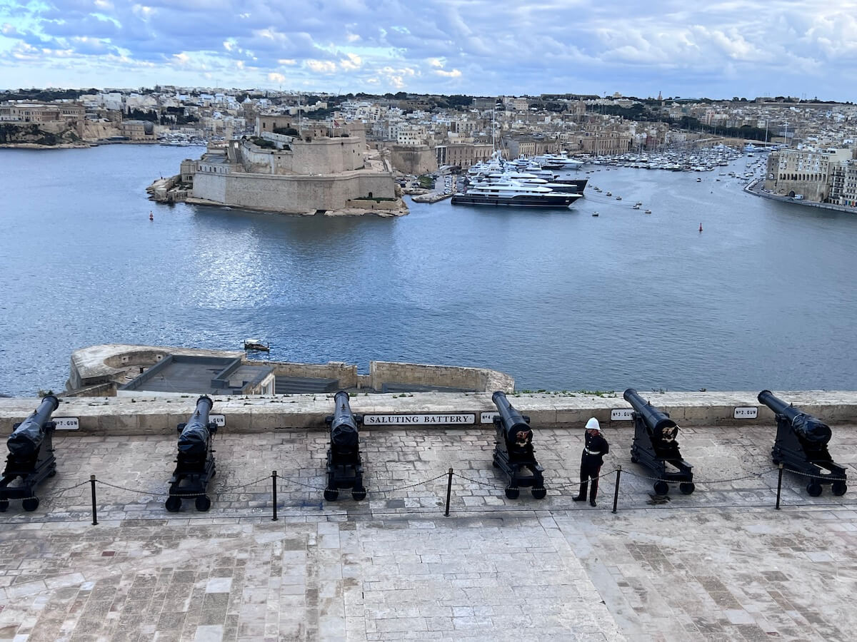 Saluting Battery from Upper Barrakka Gardens