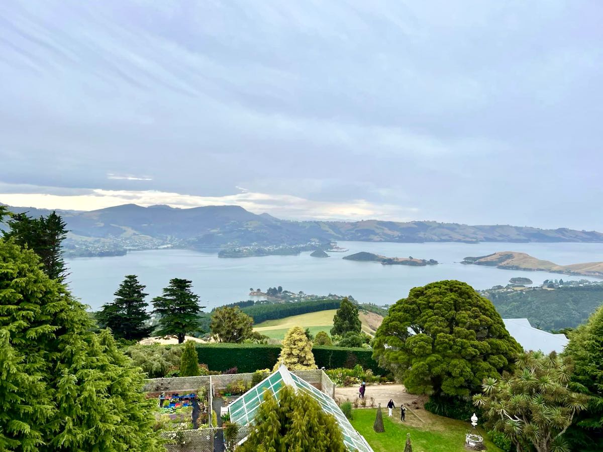 View from Larnach Castle, Dunedin