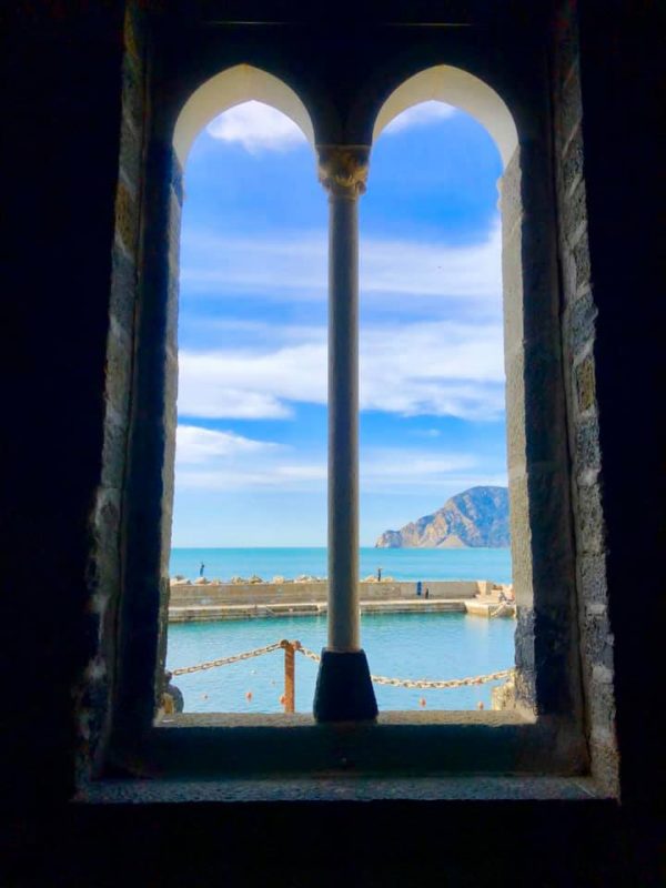 The view from St Margarita Church, Vernazza